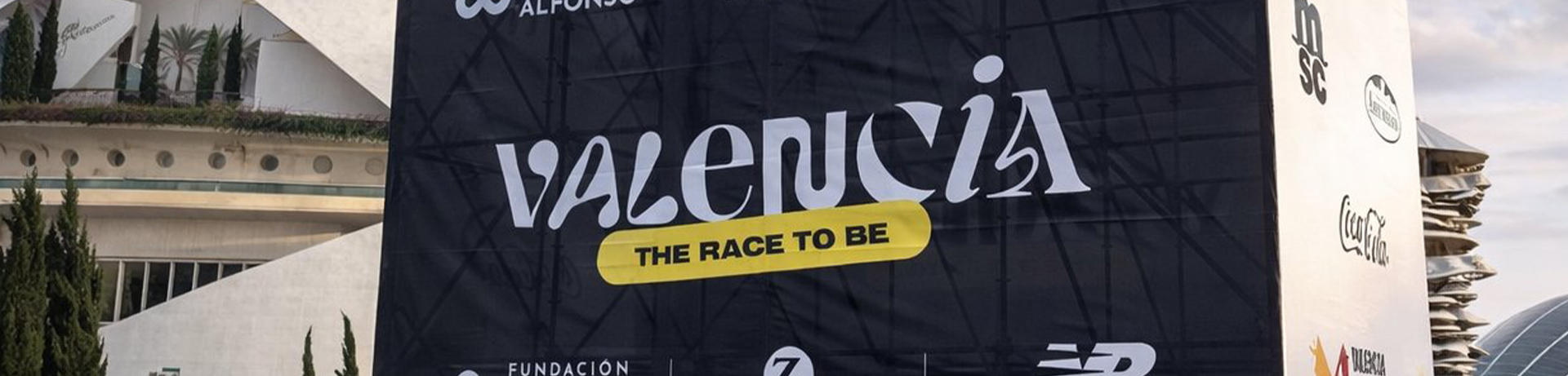 Maratón de Valencia: un arco de salida que marca el inicio de una gran historia
