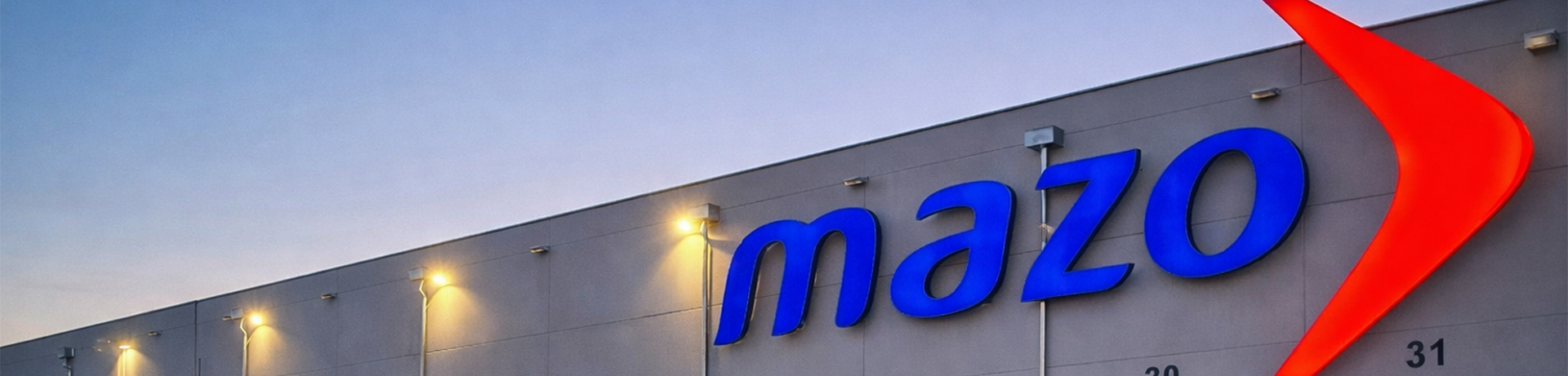 MAZO: una identidad visual imponente para su nueva sede logística